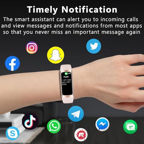 Fitness Tracker Activity Tracker 1.10''AMOLED Touch Color Screen,Smart Watch with 24/7 Blood Oxygen Heart Rate,Sleep Monit...