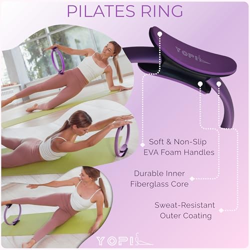 Yoga & Pilates Kit for Women – 9-in-1 Home & Studio Fitness Set with Yoga Blocks, Pilates Ring, Resistance Bands, Pilates ...