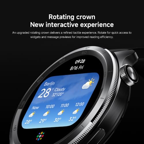 XIAOMI Watch S4 Smartwatch with 1.43-inch OLED Display NFC Bluetooth Calls Gesture Control 150+ Sports Modes 15-Day Batter...
