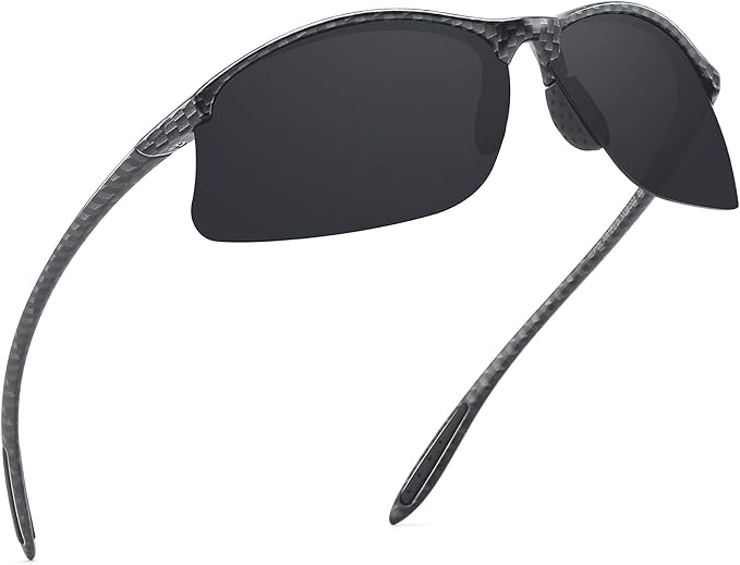 JULI Polarized Sports Sunglasses for Men Women Tr90 Unbreakable Frame for Running Fishing Baseball Driving MJ8002