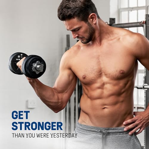 Yes4All Fractional Weight Plates Set, Available In Steel And Rubber, Set of 2/4/6 Plates in 1.25LB, 2.5LB, or 5LB Sizes, M...