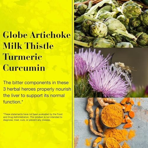 NEW NORDIC Active Liver 30-Day Supply, Daily Liver Supplement, Milk Thistle, Artichoke & Turmeric, 30 Tablets (Pack of 1)
