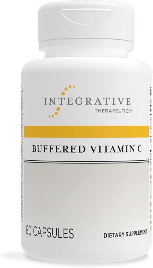 Integrative Therapeutics Bundle with Buffered Vitamin C 1,000 mg, 60 Capsules & Tri-Magnesium, 90 Capsules - Buffered Vitamin C for Antioxidant Support* - Tri-Magnesium for Heart & Bone Health*