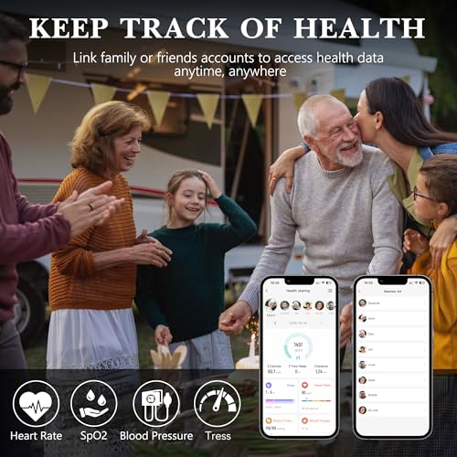 Milavan Smart Health Ring 2.0 for Women Men, Slim Scratch & Fingerprint Resistant Design,Efficient Chip Fitness Tracker, M...