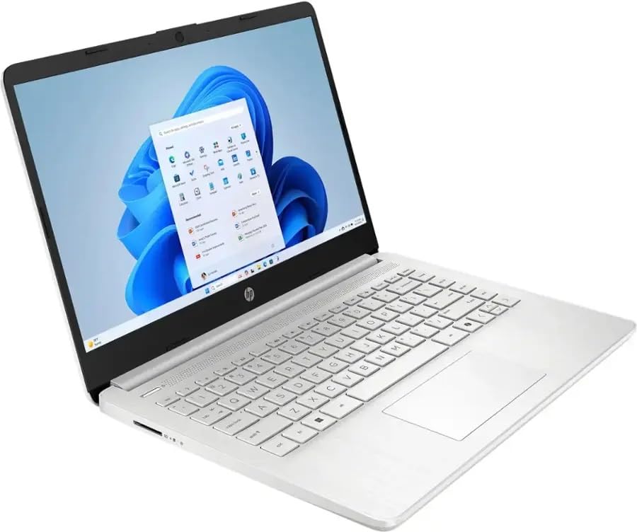 Hp 14 Student-Laptop, Intel Processor N150(Up To 3.6Ghz) 16Gb Ram 256Gb Storage(128Gb Ufc + 128Gb Ghost Manta Sd Card) Computer