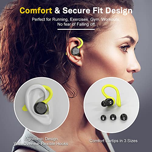 APEKX Bluetooth Headphones True Wireless Earbuds with Charging Case IPX7 Waterproof Stereo Sound Earphones Built-in Mic i...