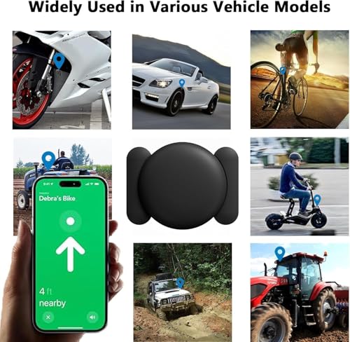 GPS Tracker for Vehicles,Mini Hidden Car Tracker with Magnetic Case,No Monthly Fee Real Time GPS Car Tracker Works with Ap...