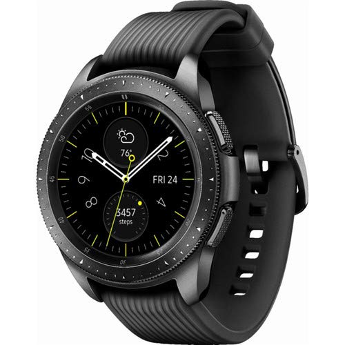 Samsung Galaxy Watch (42mm) Smartwatch (Bluetooth) Android/iOS Compatible -SM-R810 Intenational Version -No Warranty (Midn...