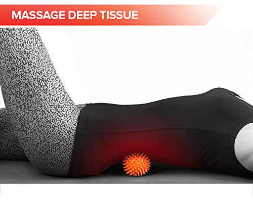 OCTOROX Spiky Massage Balls for Feet, Back, Hands, Muscles - Firm, Medium and Soft Spiked Massager Rollers for Plantar Fas...