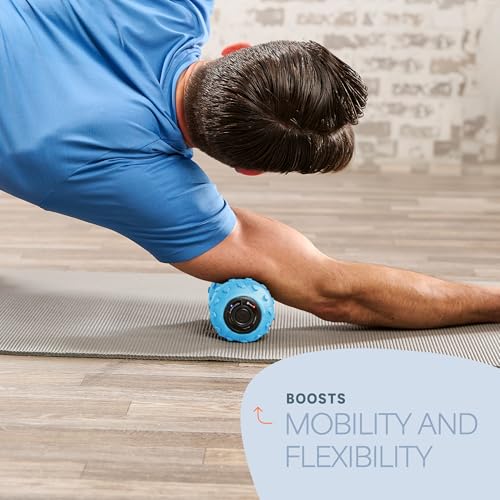 Lifepro 4-Speed Vibrating Massage Ball - Peanut Massager and Vibrating Foam Roller for Fitness, Mobility, and Relaxation -...