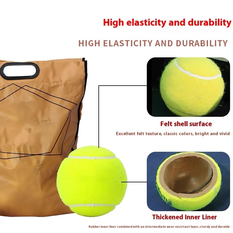 Pro Padel Balls - Professional Tournament Quality Balls, 4 Tubes (12 Balls), 47% Wool, Pressurized for Extreme Durability,...