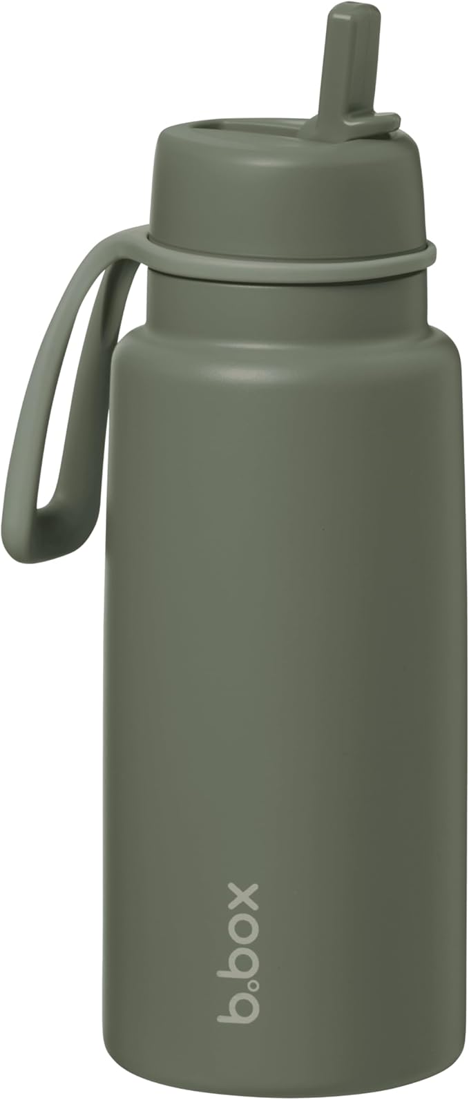 b.box Triple Insulated 34oz Water Bottle w/Stainless Steel Straw. 46 Hours Cold. Leak Proof Tumbler with Lid and Straw for Travel, Gym & School. BPA Free Sports Water Bottles.