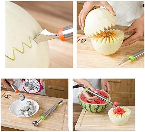 NewlineNY Stainless Steel Kitchen Tools: Fruit Helper 3 Pcs