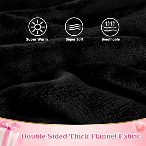 Waitu Wearable Blanket Sweatshirt Gifts for Women and Men, Warm and Cozy Giant Blanket Hoodie, Thick Flannel Blanket with ...
