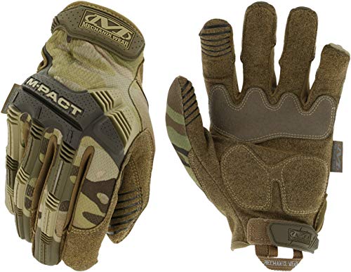 Mechanix Wear: M-Pact Tactical Gloves with Secure Fit, Touchscreen Capable Safety Gloves for Men, Work Gloves with Impact ...