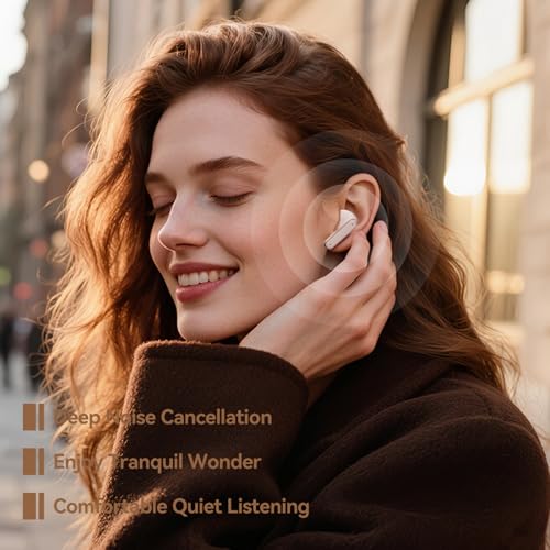 Hoarahloux Bluetooth Wireless Earbuds with Touch Control, Wireless Earphones Bluetooth 5.4, Wireless Headset 4-6H Playtim...