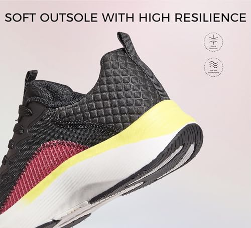 LUCKY STEP Women's Mesh Walking Shoes Lightweight Breathable Shoes Non Slip Tennis Comfortable Workout Gym Running Sneakers