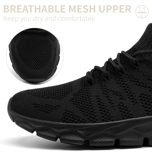 VXGGVX Mens Running Shoes Tennis Walking Lightweight Athletic Workout Gym Shoes Breathable Fashion Sneakers