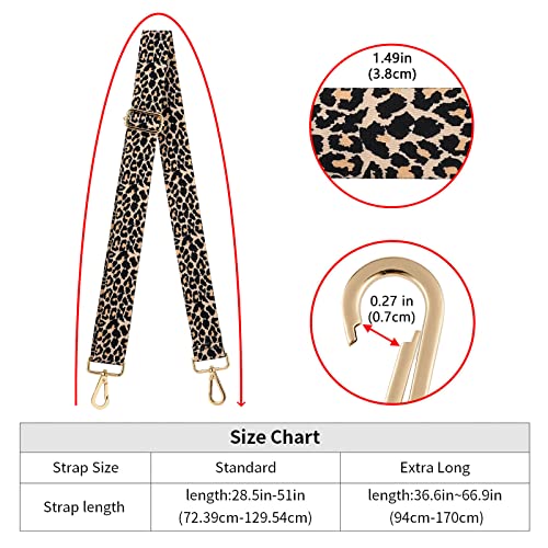 ZOOEASS Wide Shoulder Strap Adjustable Replacement Belt Crossbody Canvas Bag Handbag