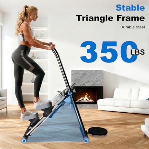 OVER SELF stairmaster Machine for Home - Stair Climber Stepper for Home Gym Exercise, Compact Folding Stair Stepper, Adjus...