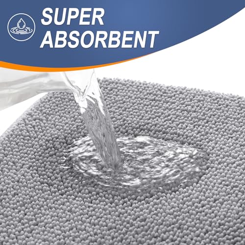 OLANLY Thick Memory Foam Bath Mat Rug 30x20, Extra Soft Absorbent Bathroom Rugs, Quick Dry Bath Mats, Non-Slip, Machine Wa...