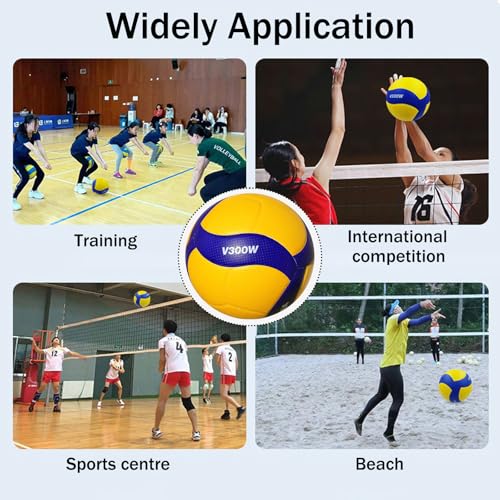 iFCOW Beach Volleyball - Official Size 5 Indoor/Outdoor Volleyball for Teens & Adults