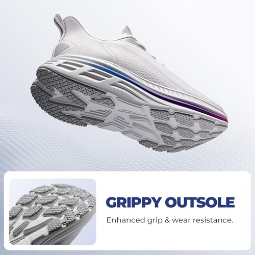 ALLSWIFIT Women's Slip On Walking Shoes Hands-Free Cushion Running Tennis Shoes Non-Slip Comfortable Workout Gym Sports At...