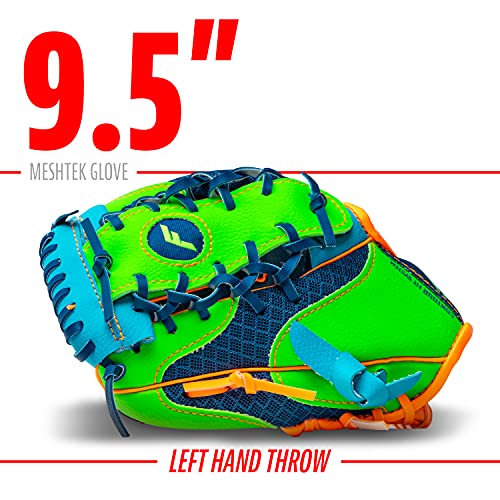 Franklin Sports Kids Baseball Glove + Foam Ball Sets - Meshtek Youth Teeball Gloves for Kids + Toddlers - Left + Right Han...