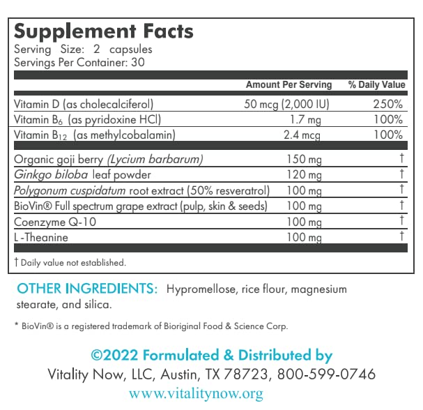 Stem Cell Renew | Boost Your Natural Supply of Stem Cells to Strengthen Mental Sharpness, Help Slow Signs of Aging and Restore Youthful Energy - Created by NASA Scientist | 1-Month Supply (60 count)