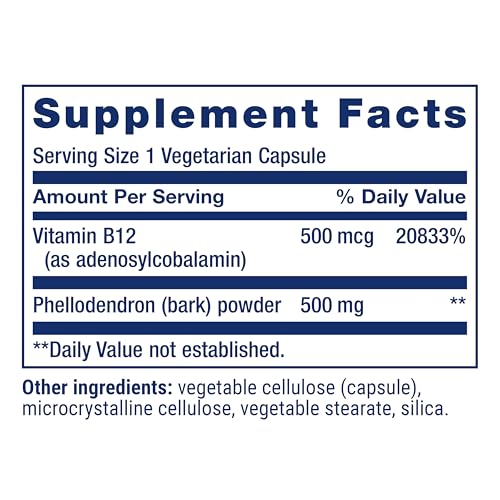 Life Extension Dopamine Advantage, Cognitive Health, Mental Sharpness, Motivation, Vitamin B12, phellodendron bark Powder,...