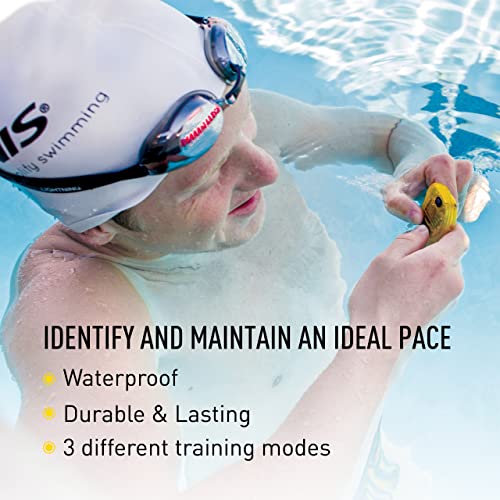 FINIS Tempo Trainer Pro - Waterproof Audible Swim Metronome - Adjustable Stroke Tempo - 3 Training Modes