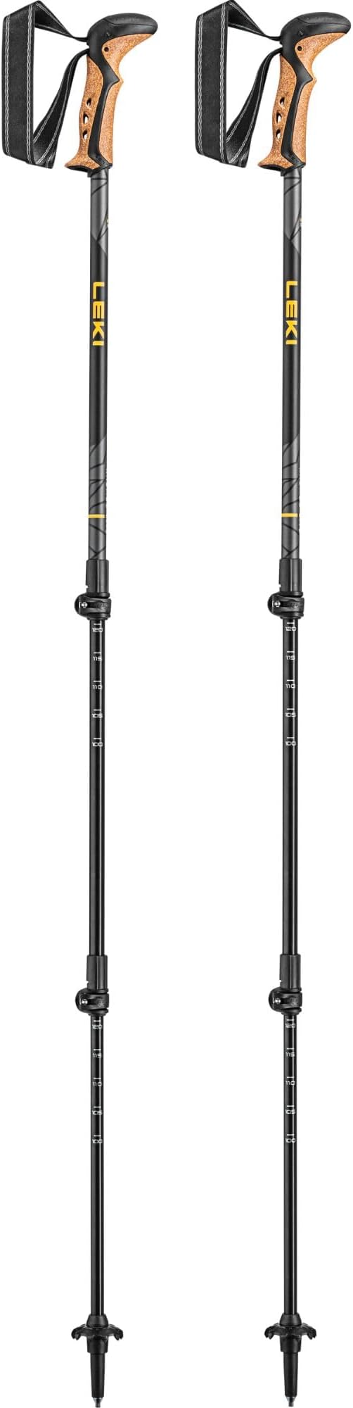 LEKI Khumbu Lite Trekking Poles - Aluminum Collapsible Lightweight Walking Poles for Hiking