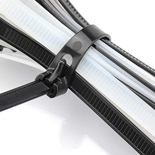Reusable Zip Ties, 100 Pcs Assorted Fastening Cable Zip Ties 6" 8" 10" 12" Four Length Heavy Duty Nylon Self Locking Wire Ties