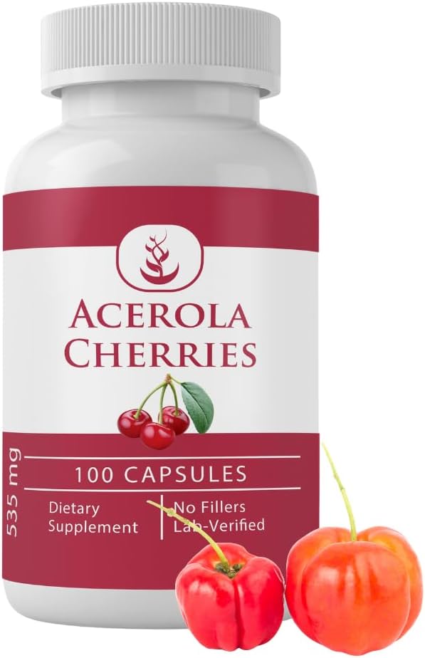 Pure Original Ingredients Acerola Cherry, (100 Capsules) Always Pure, No Additives Or Fillers