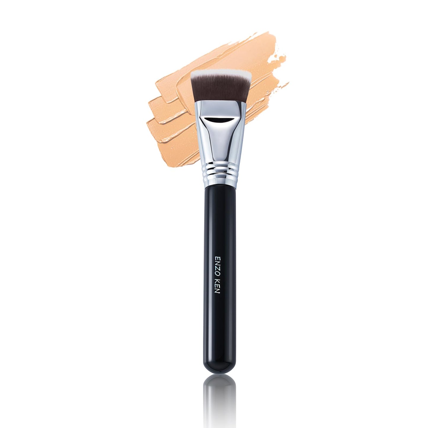 ENZO KEN Flat Top Foundation Brush for Liquid Makeup, Liquid Foundation Brush, Flat Makeup Brush for Liquid Foundation, Make up