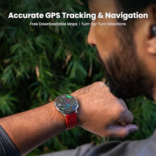 Amazfit Active 2 Premium Smart Watch Fitness Tracker (Round) for Android & iPhone, 10 Day Battery, Water Resistant, GPS Ma...
