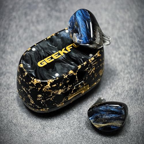 Geekfly Super 16 HiFi TWS Earbuds 16-Driver Hybrid 12*BA+2*PZT+1 Planar+1 DD Bluetooth Dual Amplifiers with Exceptional So...