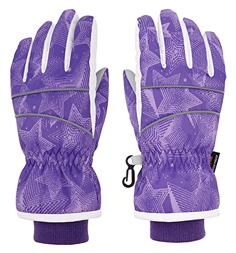 LULLABY KIDS Cotton Kid's Windproof Waterproof Snow Ski Gloves
