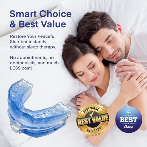 Difiney Anti Snoring Device: FDA-Cleared Snoring Solution – Adjustable Snore Stopper Mouth Guard for Men & Women – Anti Sn...
