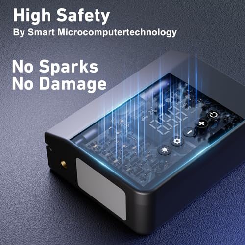 Jump Starter with Air Compressor, 4000A Car Battery Jump Starter(ALL Gas/8.0L Diesel) with 150PSI Tire Inflator 12V Car Ba...