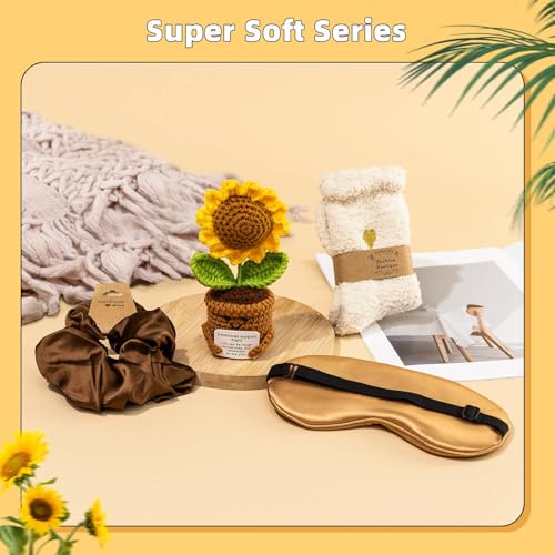 Uongeod Gift Baskets for Women Get Well Gifts for Women New Mom Care Package Birthday Sympathy Grief Sunflower Thinking of...