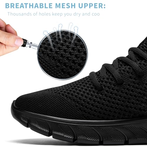 GDEKLO Mens Running Shoes Walking Tennis Sneakers Slip on Gym Workout Athletic Lightweight Casual Sport Shoes