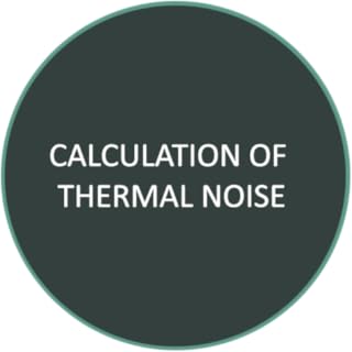Calculation of Thermal Noise