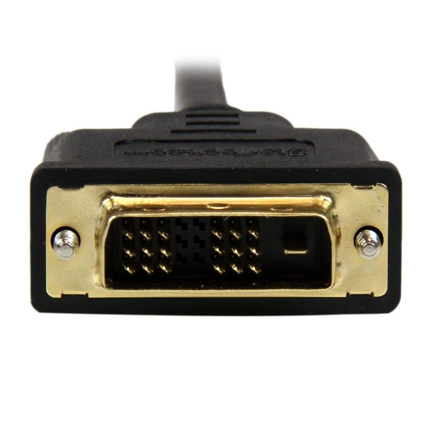 Startech Hdcdvimm1M 3-Ft Hdmi Video Cable, Black