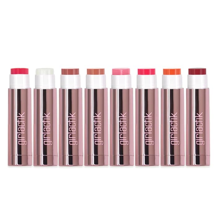 Girlactik Jello Gloss Balm - Hydrating Lip Gloss with Natural Shine, Pink Lemonade Scent, Moisturizing, and Smooth, Perfect for