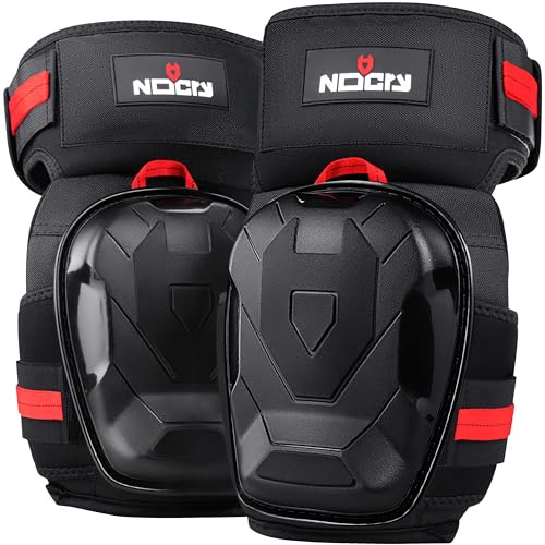 NoCry Professional Work Knee Pads for Men Construction with Ankle Support and Heavy Duty Anti-Slip Cap — Foam Cushion and ...