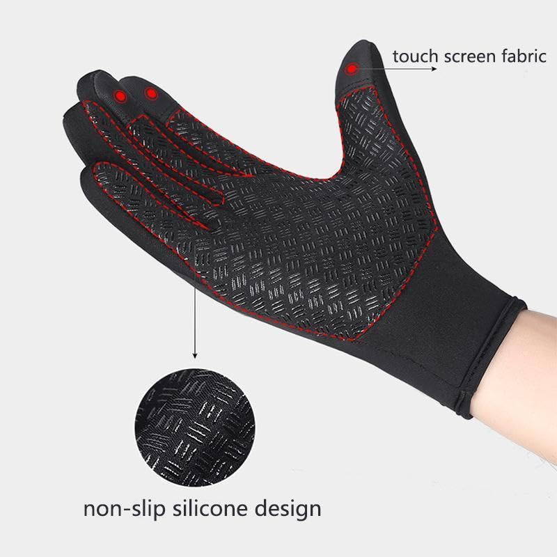 Outdoor Winter Gloves, Touchscreen andWindproof Full-Finger Gloves for Travel,Sports,and Daily Activities, Thermal Gloves