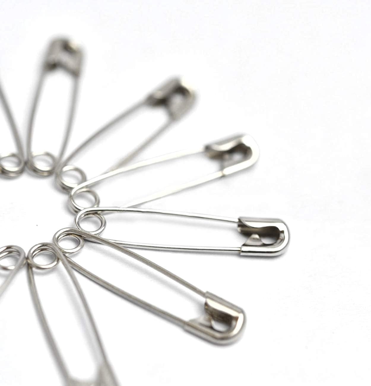 vrupin 1.5Inch/38mm Safety Pins Bulk (38mm-500pcs)