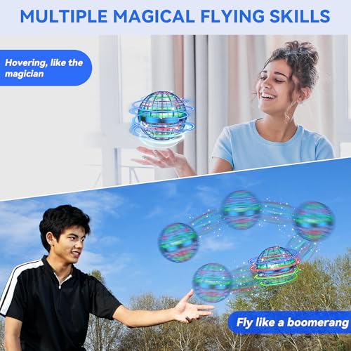 2025 AI Flying Orb Ball Toy, Cosmic Globe Boomerang Hover Ball Galactic Fidget Spinner, Cool Stuff Toys for 6 7 8 9 10 11 ...