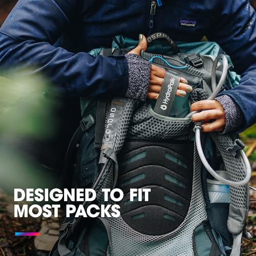 HydraPak Water Reservoir (1.5L, 2L, 3L) - Hydration Bladder Fits Most Backpacks – High-Flow Bite Valve, Leak Proof, Fully ...